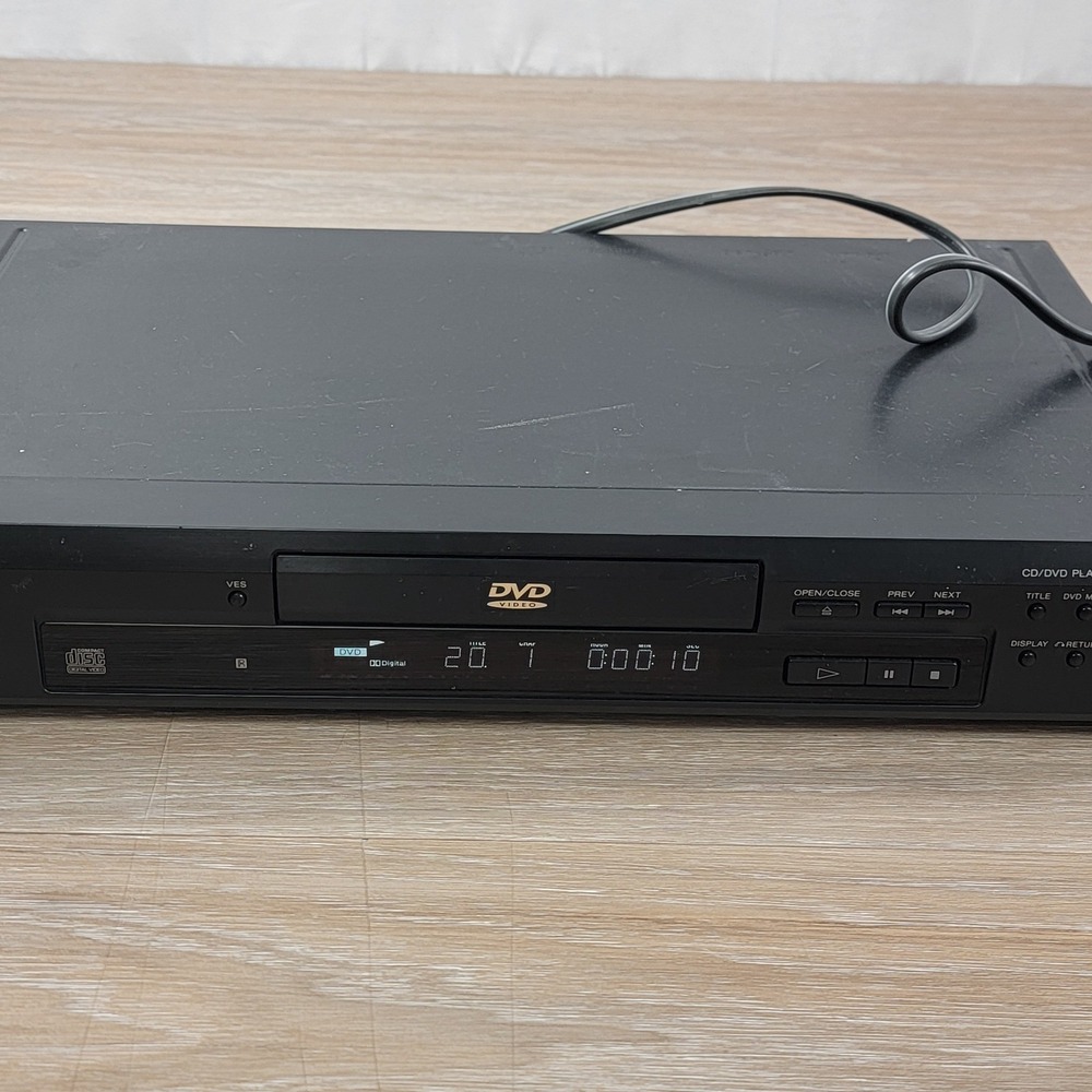 Sony DVP S360 CD DVD Player Digital Cinema Sound Dolby DTS Black No Remote